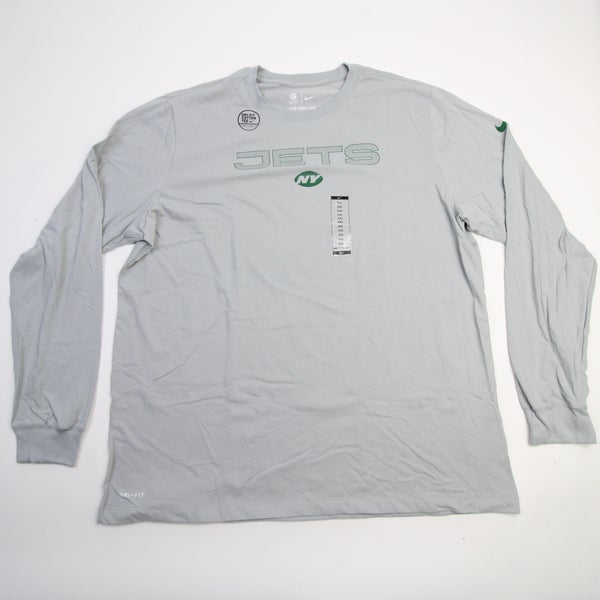 New York Jets Nike NFL On Field Apparel Dri-Fit Long Sleeve Shirt Men's 3XL