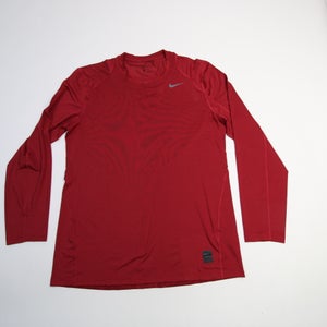 Washington Nationals Nike Dri-Fit Long Sleeve Shirt Men's Red Used L