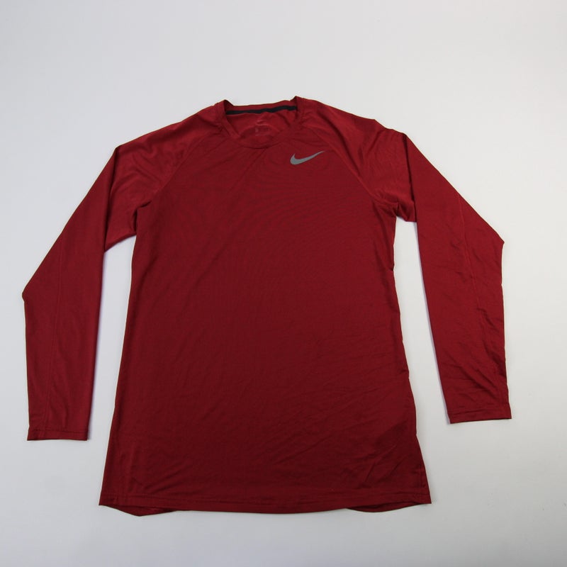 Washington Nationals Nike Dri-Fit Long Sleeve Shirt Men's Red Used L