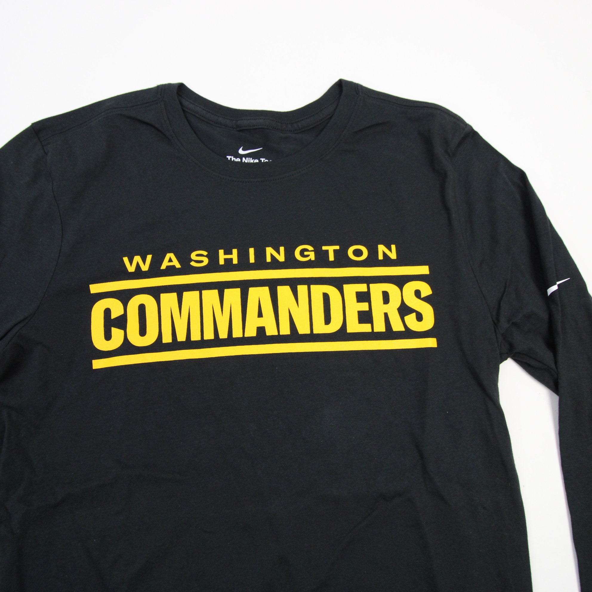 Nike Men's Washington Commanders Reflective Black Long Sleeve T-Shirt