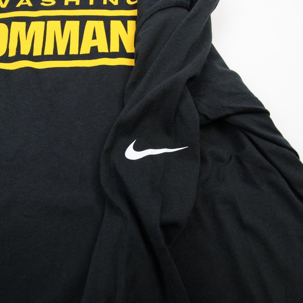 Washington Commanders Nike Nike Tee Long Sleeve Shirt Men's Black New