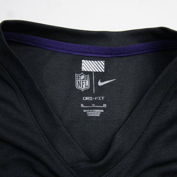 Nike NFL Team Apparel Men's Dri-Fit Baltimore Ravens Purple Shirt