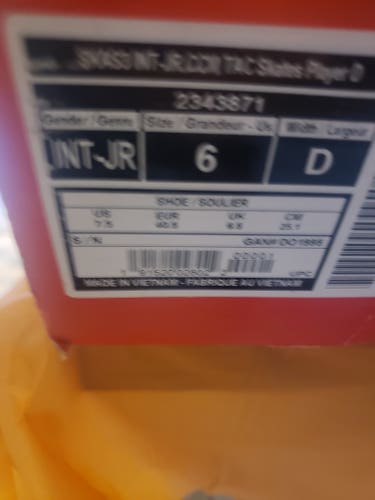 Junior Used CCM Super Tacks AS3 Hockey Skates Regular Width Size 6