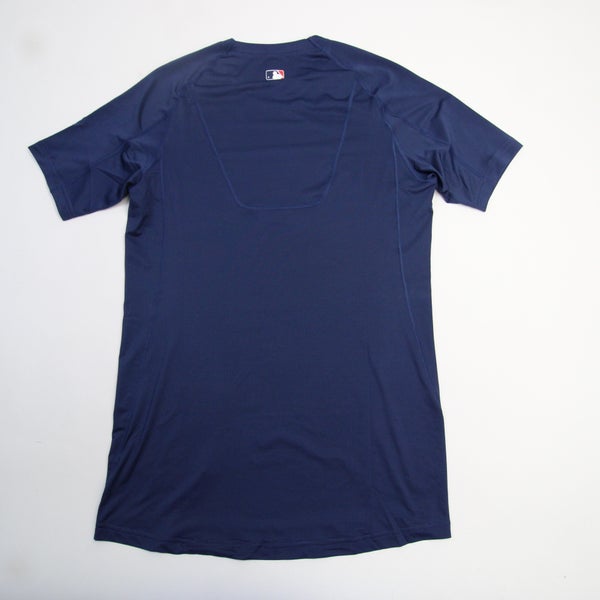 Atlanta Braves Nike Dri-Fit Short Sleeve Shirt Men's Navy Used M