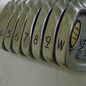 Ping I3 O-Size Irons Set 3-PW Blue (Steel JZ Cushin Regular) Oversize Golf Clubs