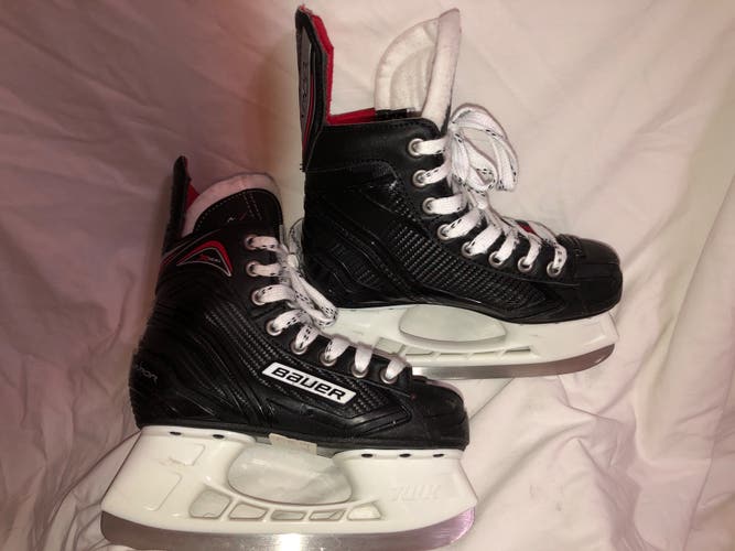 Used Bauer Regular Width  Size 1 X300 Youth Hockey Skates