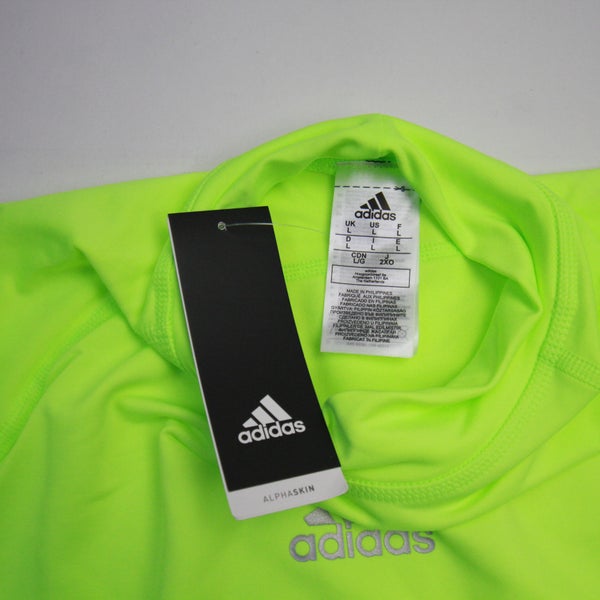 Portiek Handig koepel adidas Alphaskin Long Sleeve Shirt Men's Yellow Green New with Tags XL |  SidelineSwap