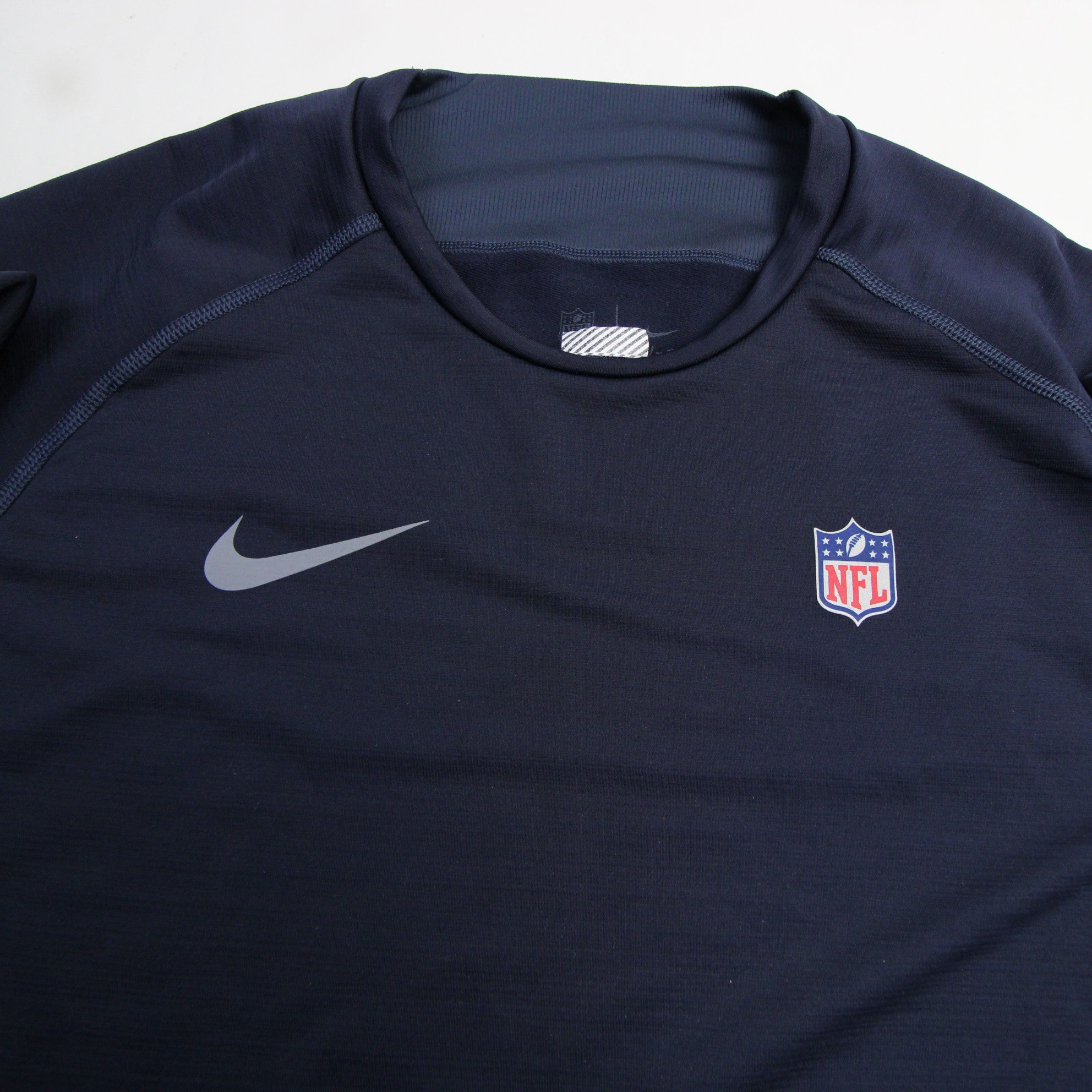 LA Rams Nike NFL On Field Apparel Dri-Fit Long Sleeve Shirt Men's  Cream Used