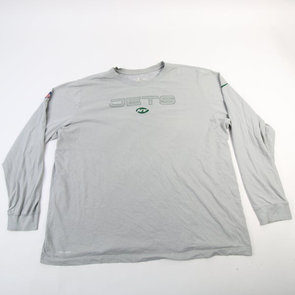 New York Jets Nike Sideline Performance Long Sleeve T-Shirt - Black