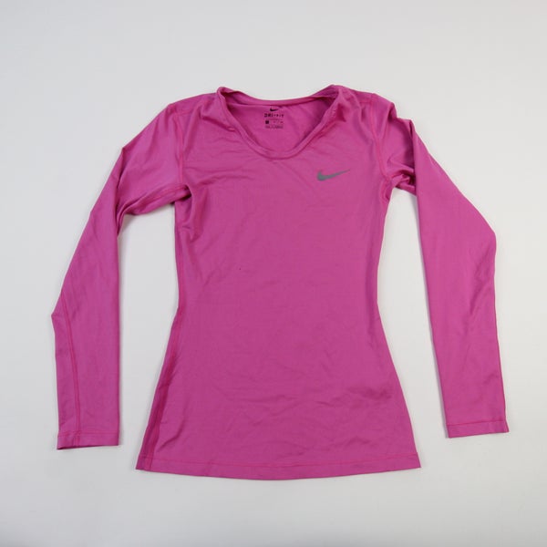 hot pink nike long sleeve