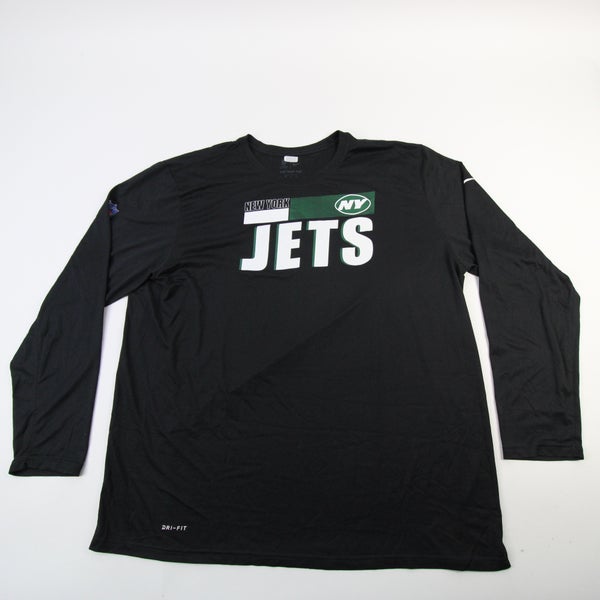 New York Jets Nike NFL On Field Apparel Nike Tee Long Sleeve Shirt  Men's New