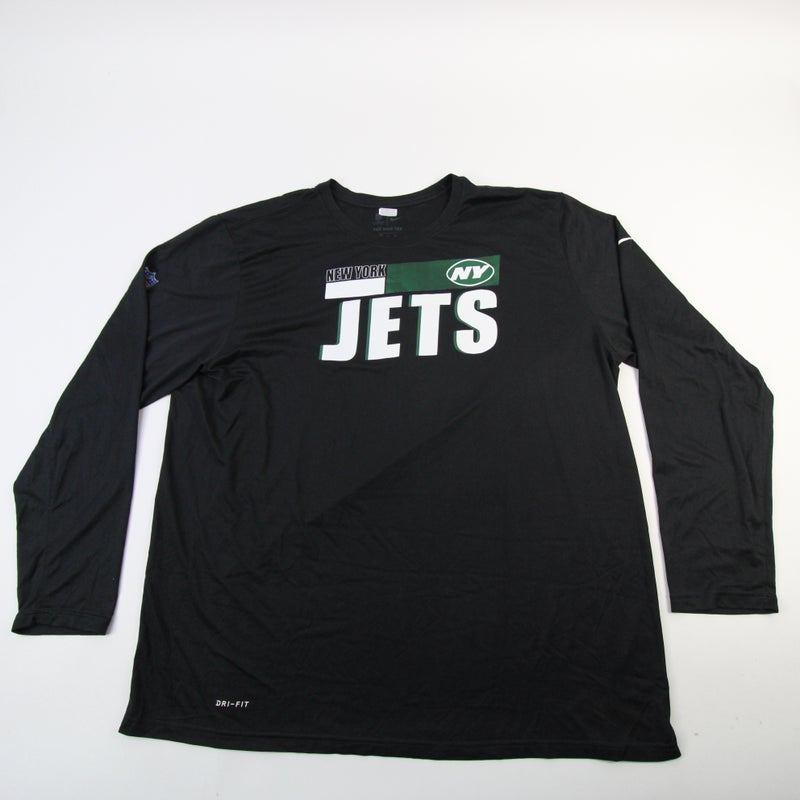 Unbranded New York Jets Men's Layered T-Shirt Green & Gray No