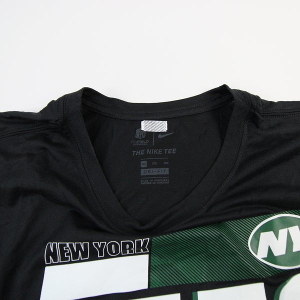 New York Jets Nike NFL On Field Apparel Dri-Fit Long Sleeve Shirt Men's 3XL  | SidelineSwap