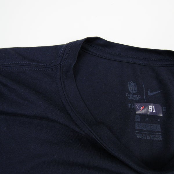 Nike Dri-fit Sideline Team (nfl Houston Texans) Long-sleeve T-shirt in Blue  for Men