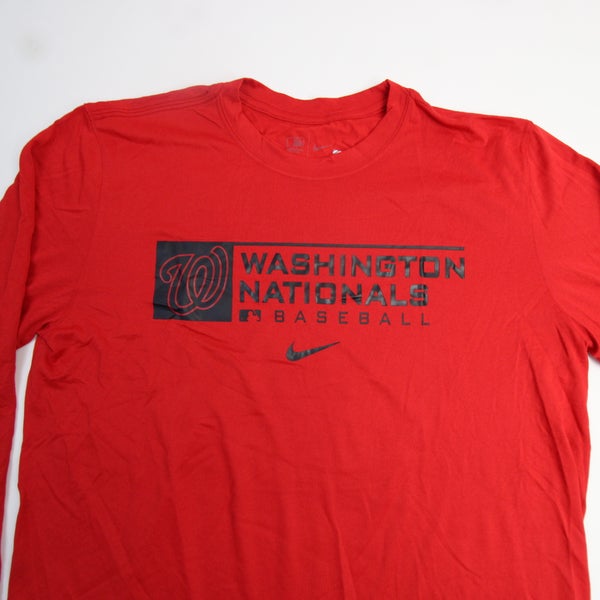 Official Washington Nationals Long-Sleeved Tees, Nationals Raglan,  Long-Sleeve T-Shirts