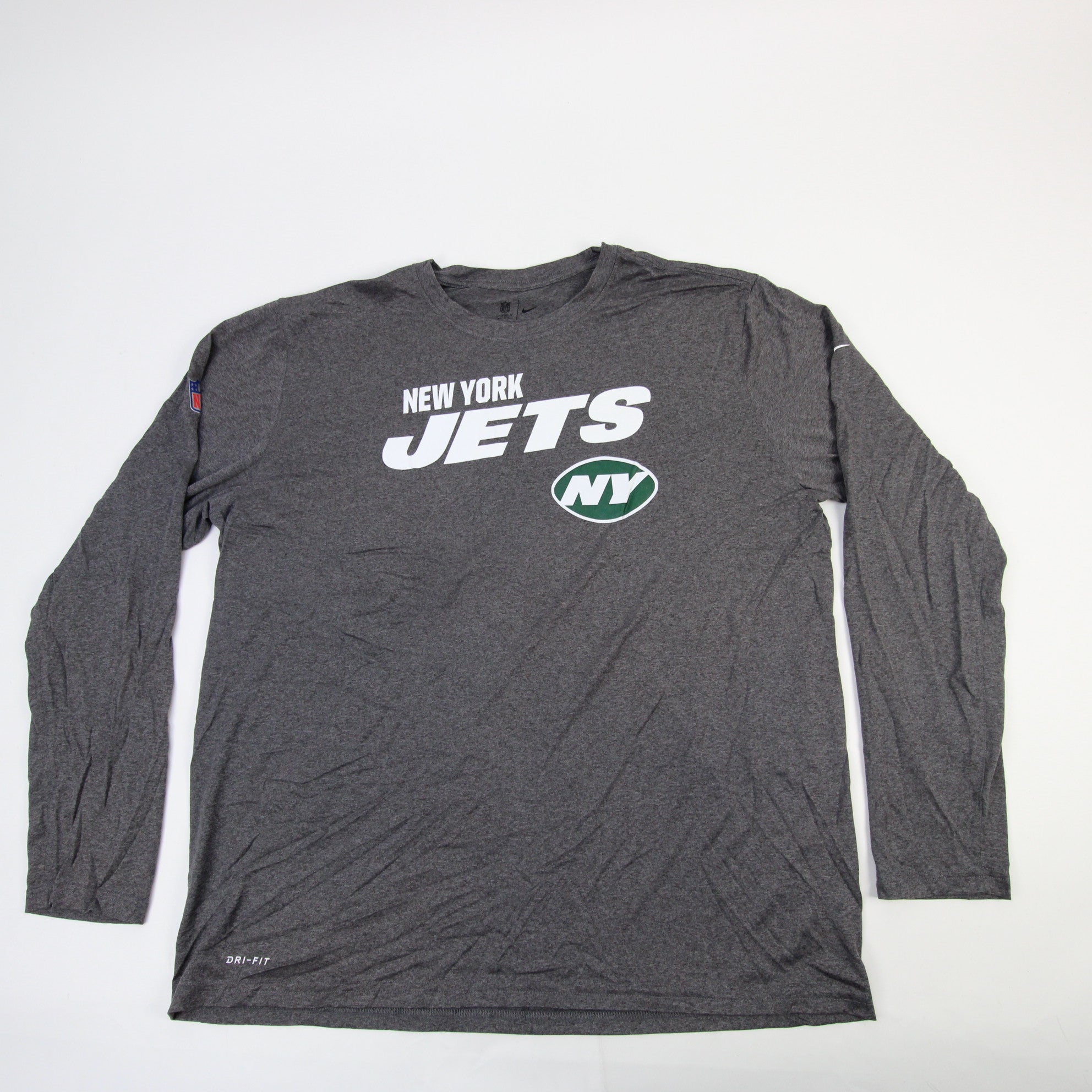 NIKE new york JETS SIDELINE LEGEND LONG SLEEVE t-shirt CD4315-071 3XL NFL