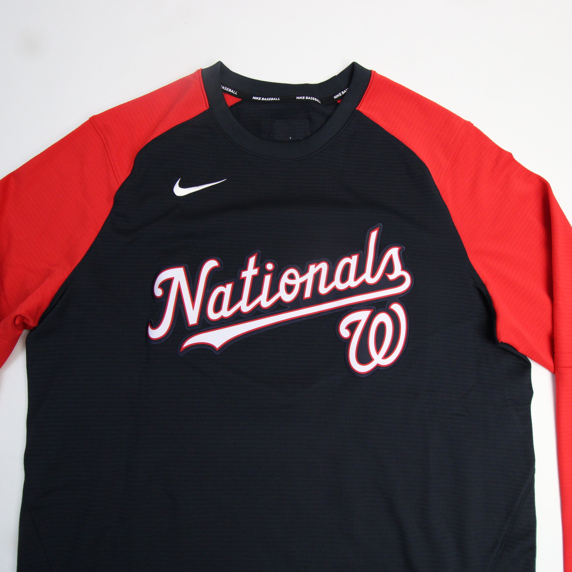 Washington Nationals Nike Dri-Fit Long Sleeve Shirt Men's Red Used L