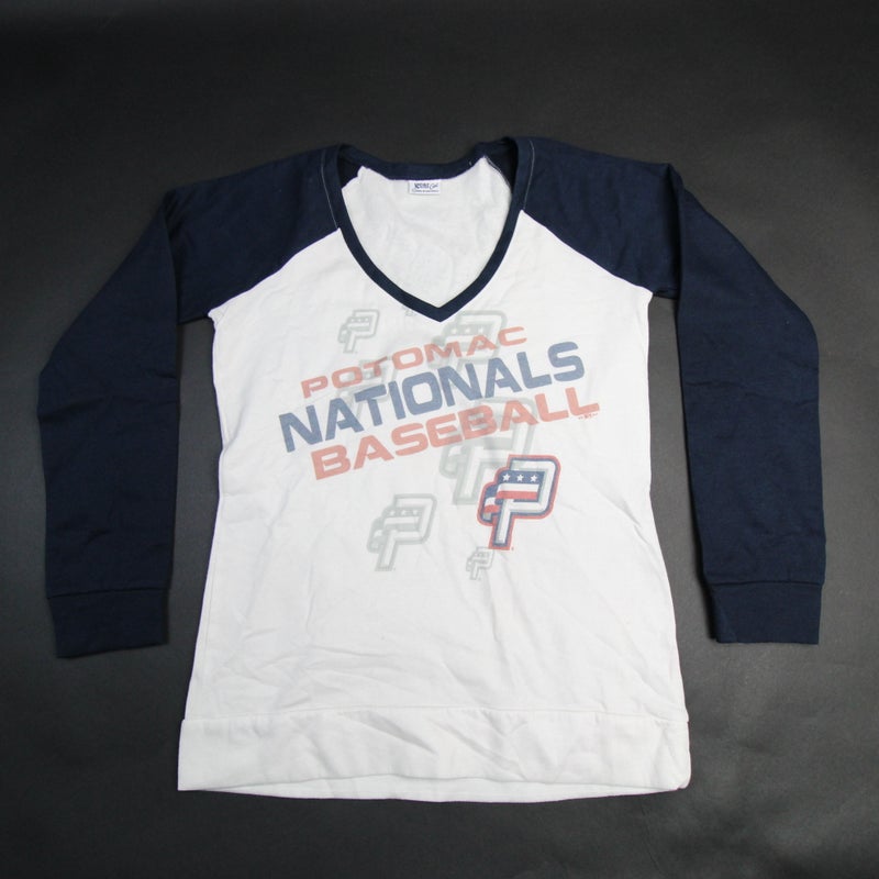 Washington Nationals Nike MLB Authentic Dri-Fit Long Sleeve Shirt Men's used Red 2XL 297