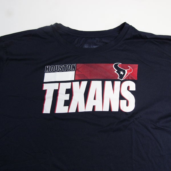 Houston Texans Nike NFL On Field Apparel Dri-Fit Long Sleeve Shirt Men's  4XL