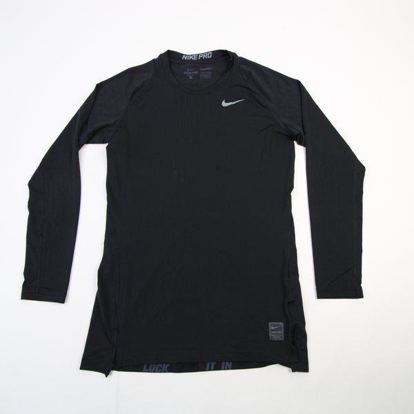 Nike Pro Dri-Fit Short Sleeve Shirt Men's Black Used XL