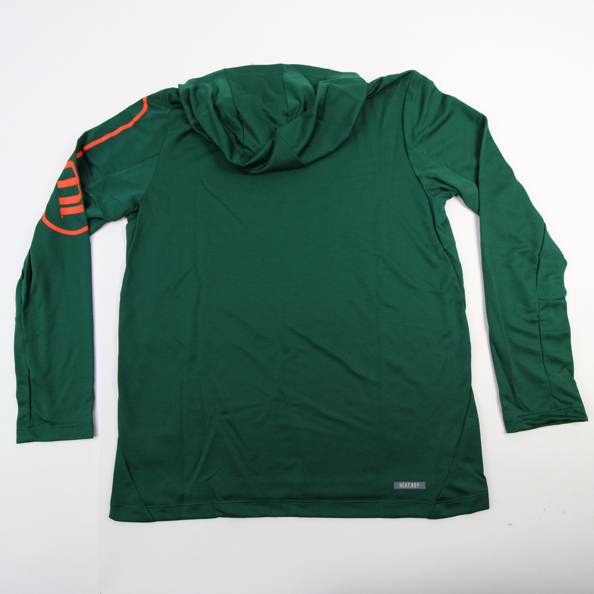Miami Hurricanes adidas Primegreen Short Sleeve Shirt Men's Orange New L