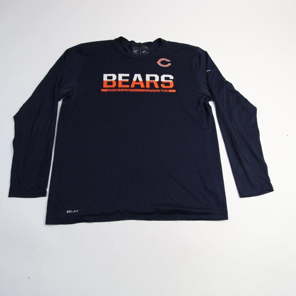 Chicago Bears Sport-Tek Long Sleeve Shirt Men's Orange used XL