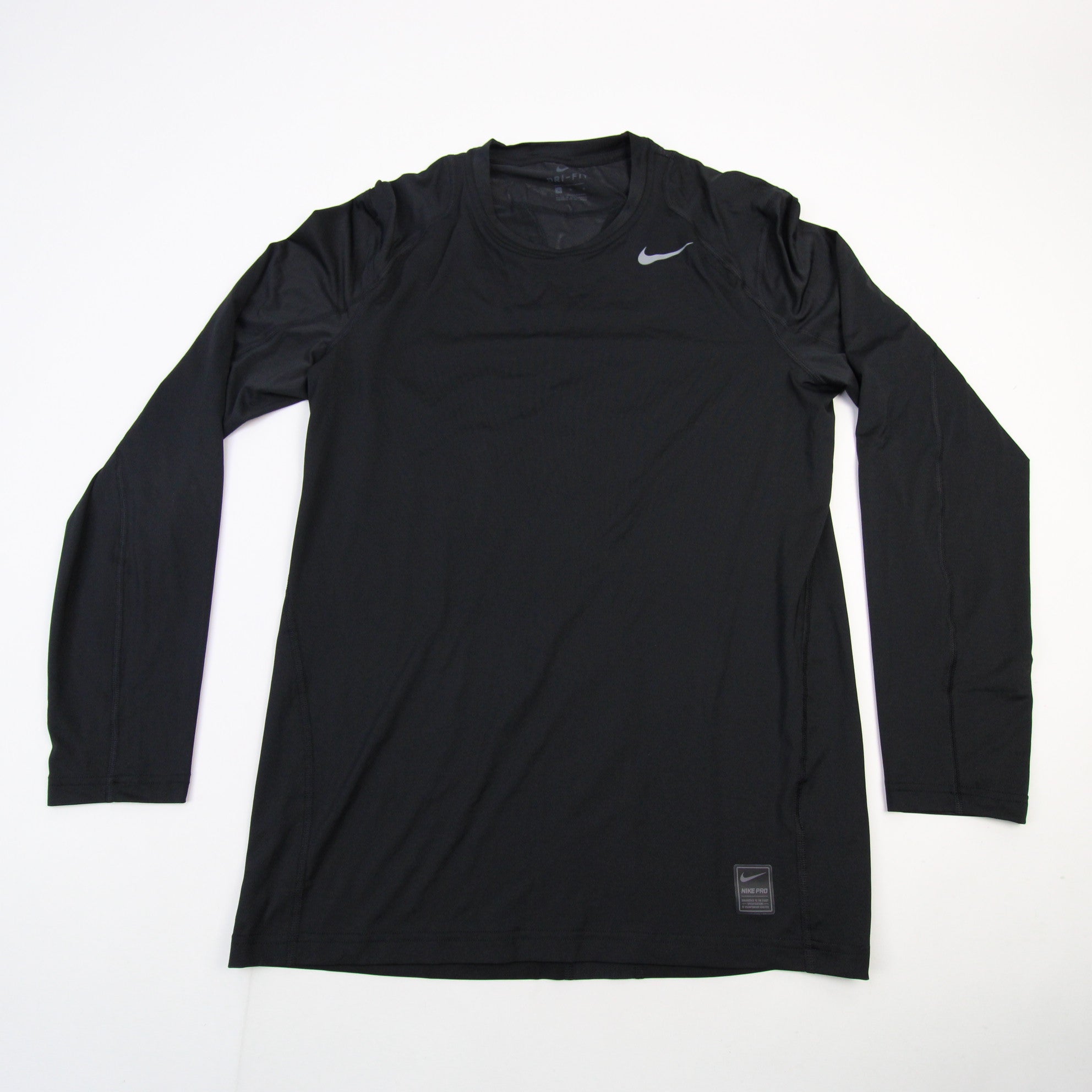 Atlanta Braves Nike Long Sleeve Shirt Men's Black Dri-Fit Preowned Small