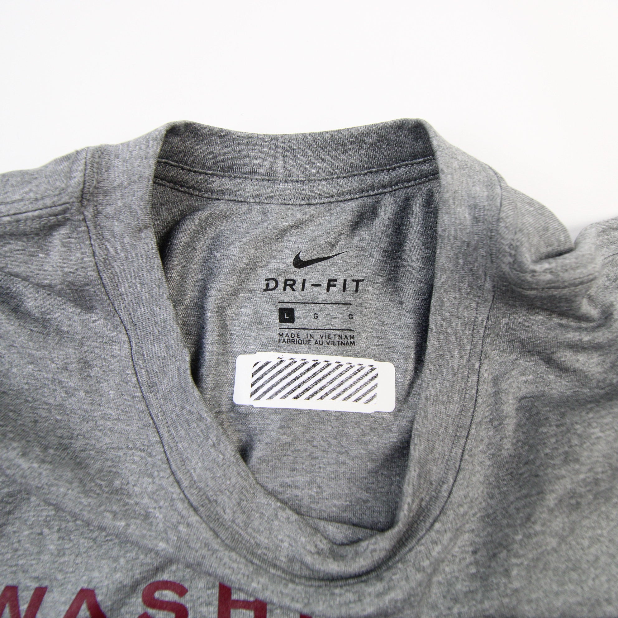 Washington Commanders Nike Dri-Fit Long Sleeve Shirt Men's Gray New