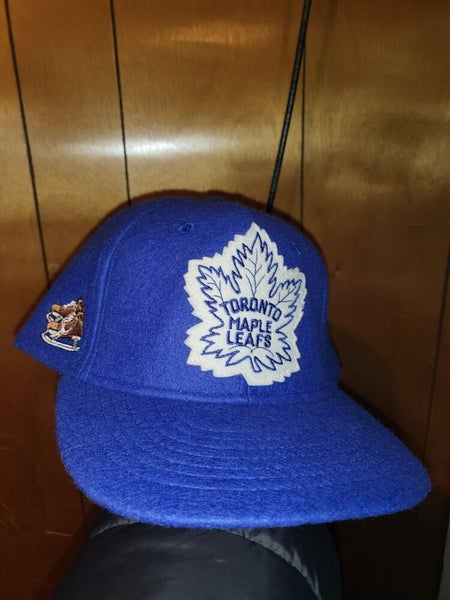 Toronto Maple Leafs Vintage Logo Athletic Sharktooth Wool Strapback Cap Hat  NWT