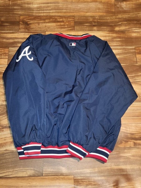 Vintage Rare Atlanta Braves Majestic MLB Baseball Vtg Sports Jacket Size XL