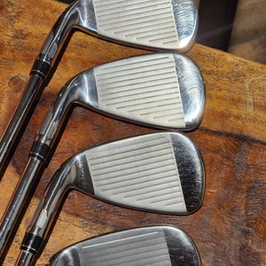 MENS Used TaylorMade Right Handed SIM Max Iron Set Regular Flex 7 Pieces Steel Shaft