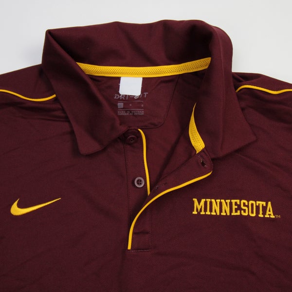 Minnesota Golden Gophers Nike Team Polo Men's Maroon New S