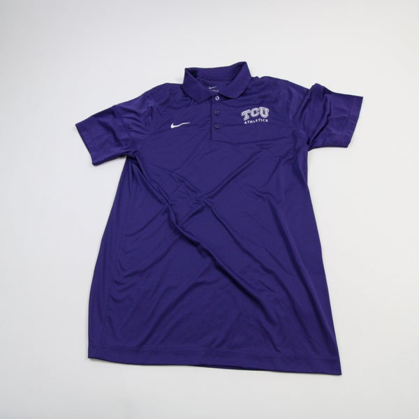 Purple Used Men's Nike TCU Football L/S