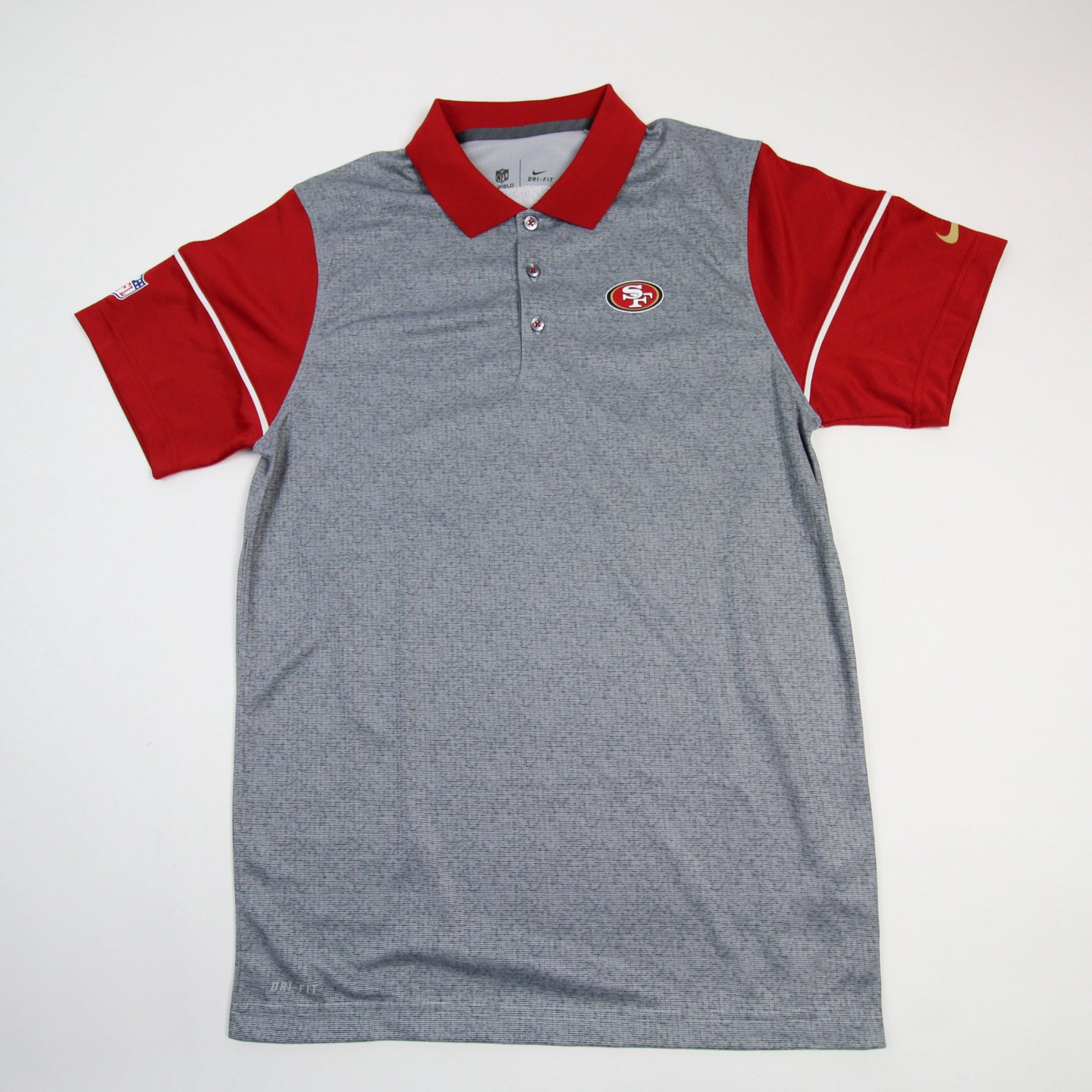 San Francisco 49ers Nike NFL On Field Apparel Dri-Fit Polo Men's Charcoal  Used