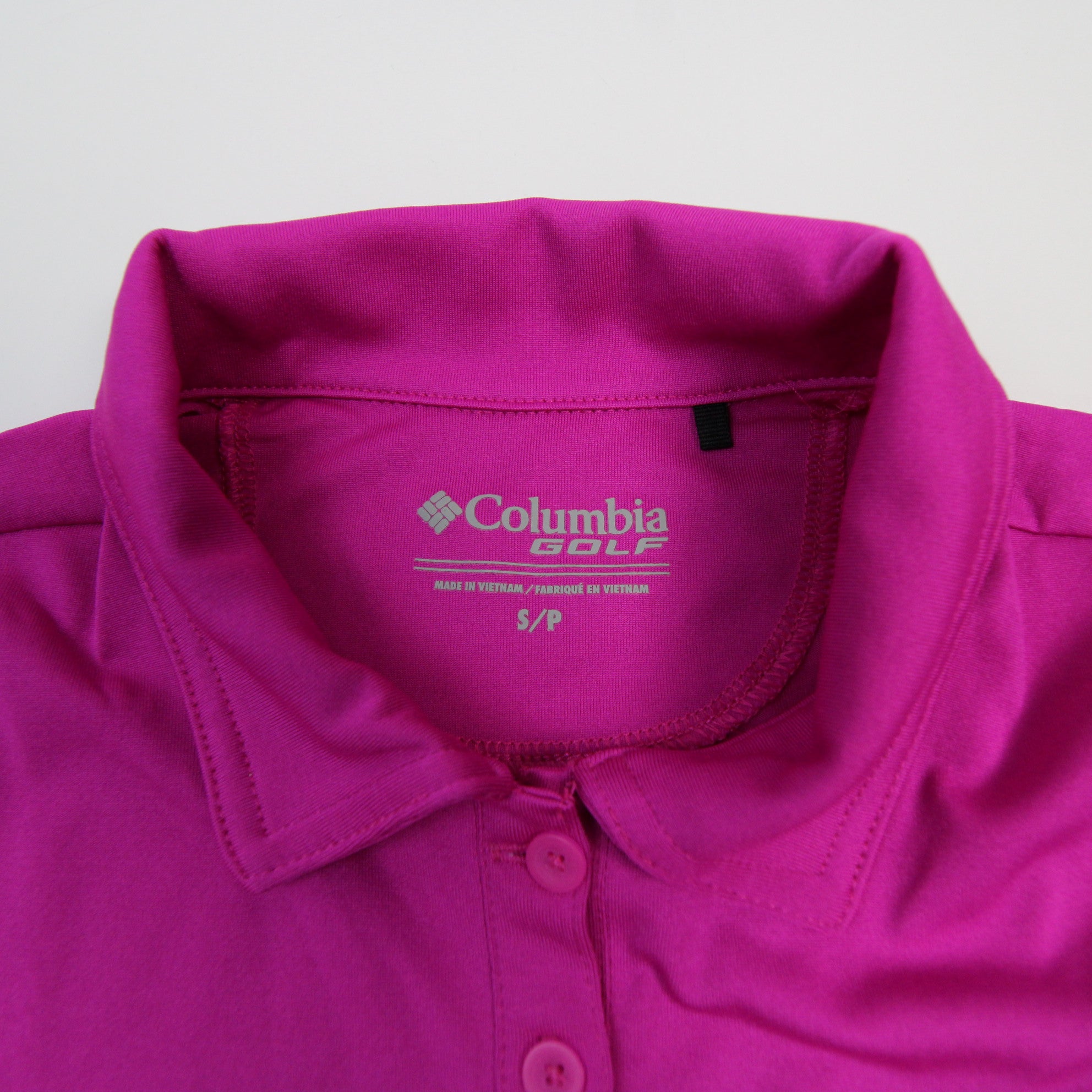 Miami Marlins Columbia Polo Women's Hot Pink Used S - Locker Room