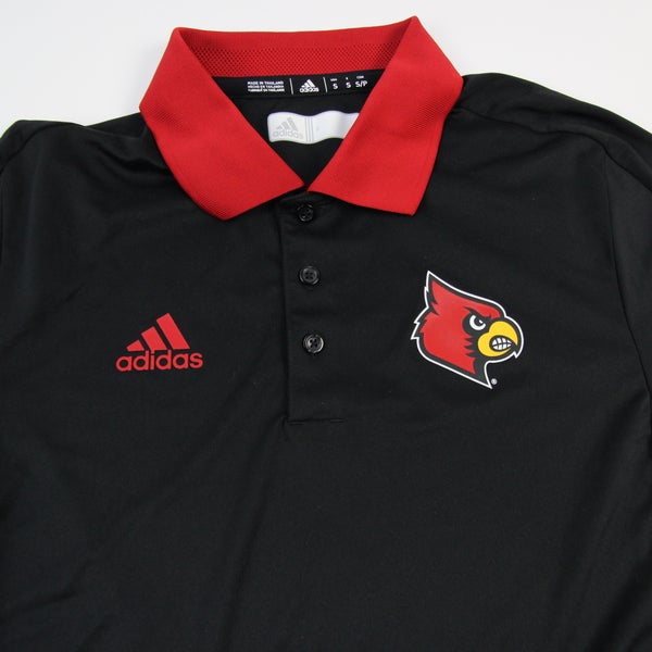 Louisville Cardinals adidas Polo Men's Black New S
