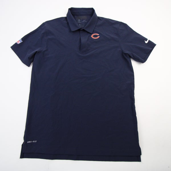 Chicago Bears Nike NFL on Field Apparel Dri-Fit Polo Men's Navy used M