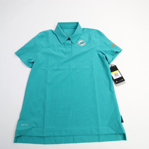 Miami Dolphins Nike NFL On Field Apparel Dri-Fit Polo Women's Teal