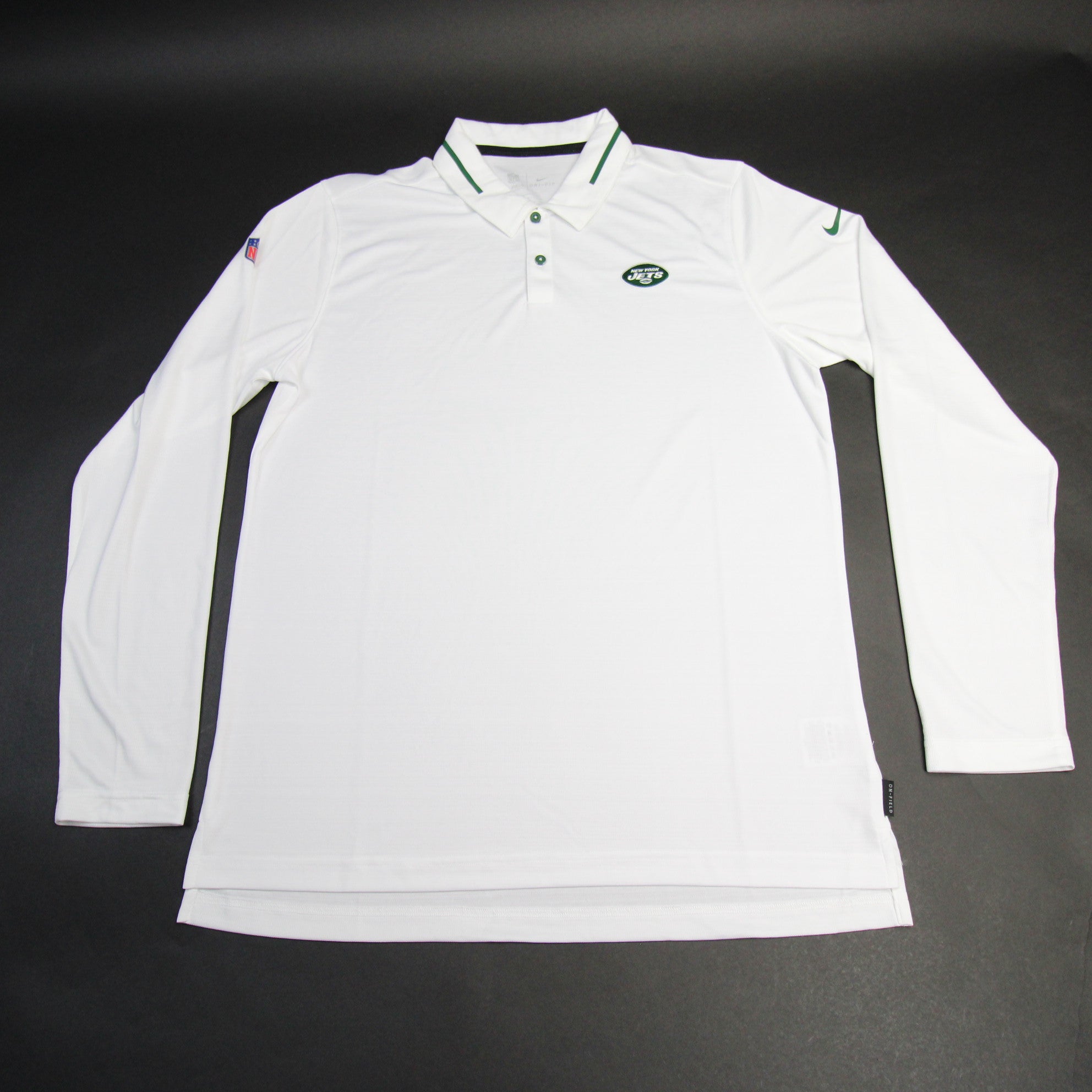 New York Jets Nike NFL On Field Apparel Dri-Fit Polo Men's White
