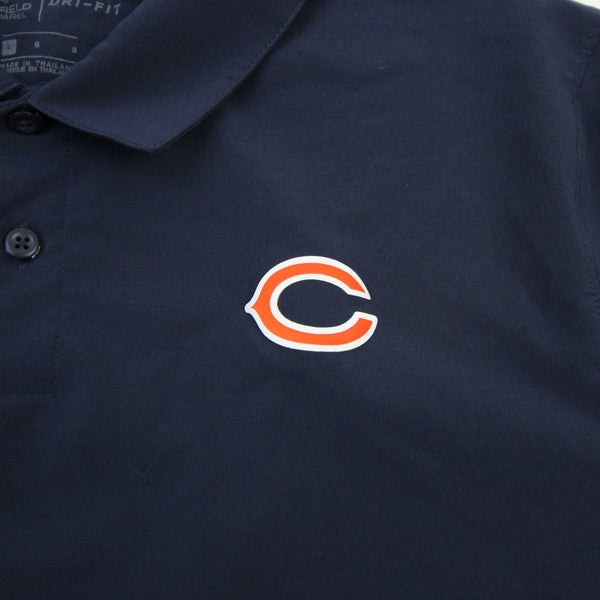 Chicago Bears Nike NFL on Field Apparel Dri-Fit Polo Men's Navy used L