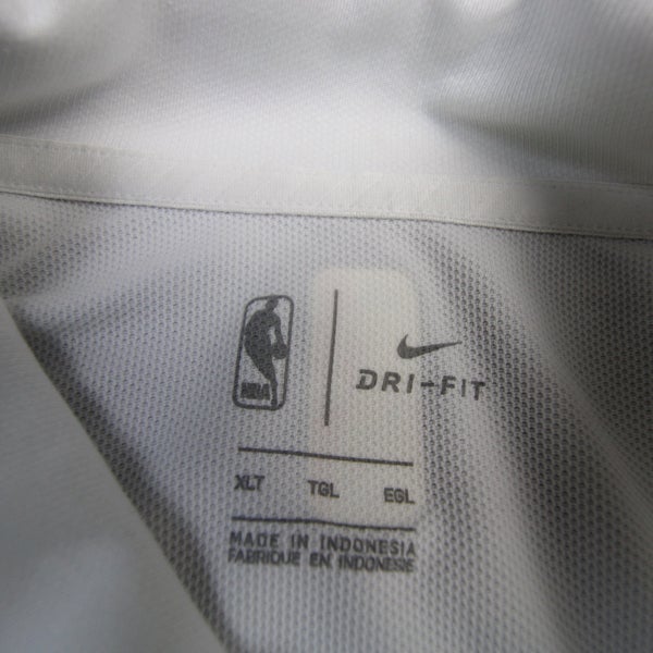 Atlanta Hawks Nike NBA Authentics Dri-Fit Polo Men's White used XL