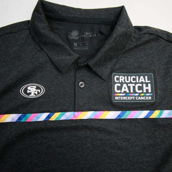 Nike NFL San Francisco 49ers Crucial Catch Intercept Cancer Black