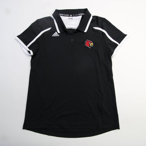 Louisville Cardinals adidas Climalite Polo Men's White/Red Used