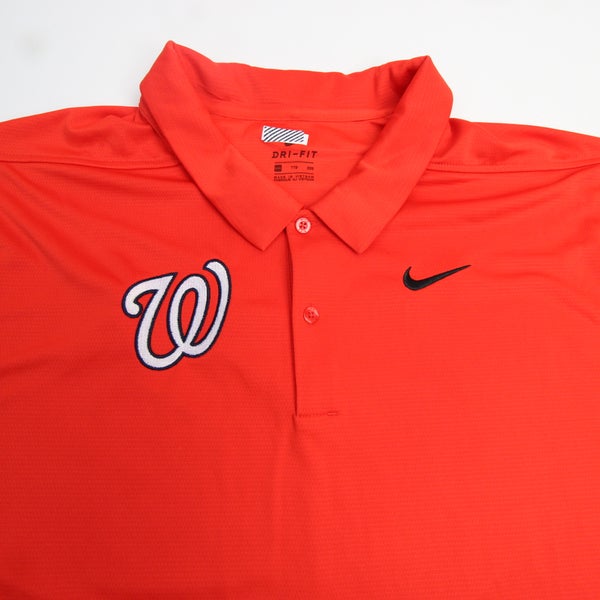 Washington Nationals Nike Dri-Fit Short Sleeve Shirt Men's Red