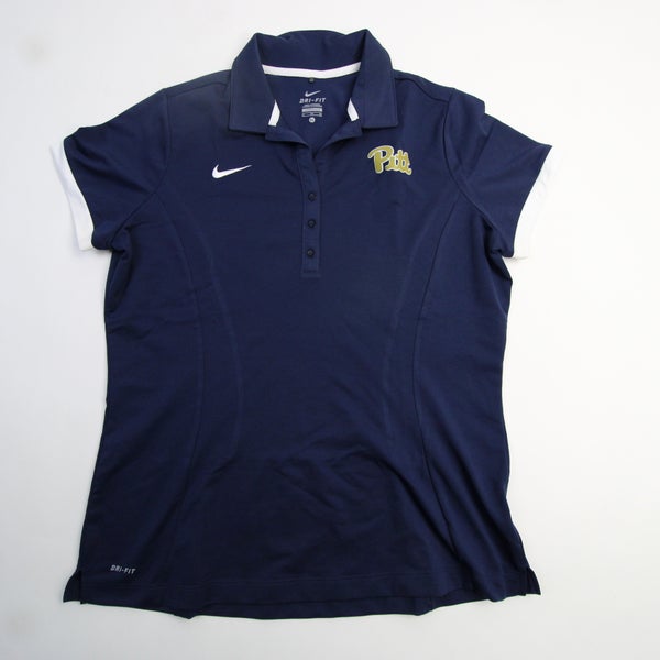 Pittsburgh Panthers Nike Dri-Fit Polo Women's Navy Used XL