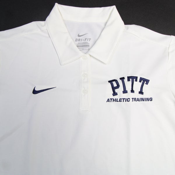Pittsburgh Panthers Nike Golf Dri-Fit Polo Women's White used L