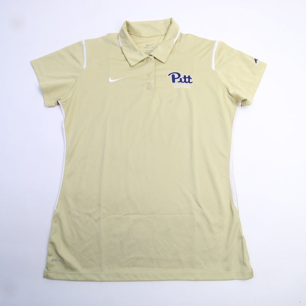 Pittsburgh Panthers Nike Dri-Fit Polo Women's Gold/White used L