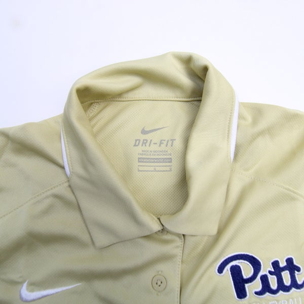 Pittsburgh Panthers Nike Dri-Fit Polo Men's White New