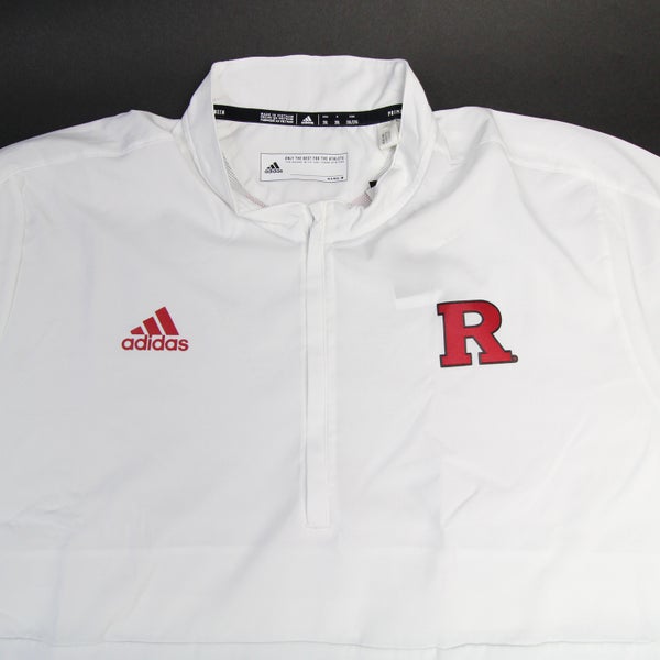 Rutgers Scarlet Knights adidas Team Baseball Jersey - White