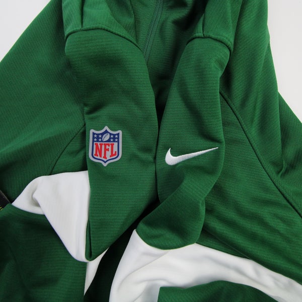 Nike New York Jets Dri Fit Hoodie Sweatshirt NFL Onfield Football Green  Size S